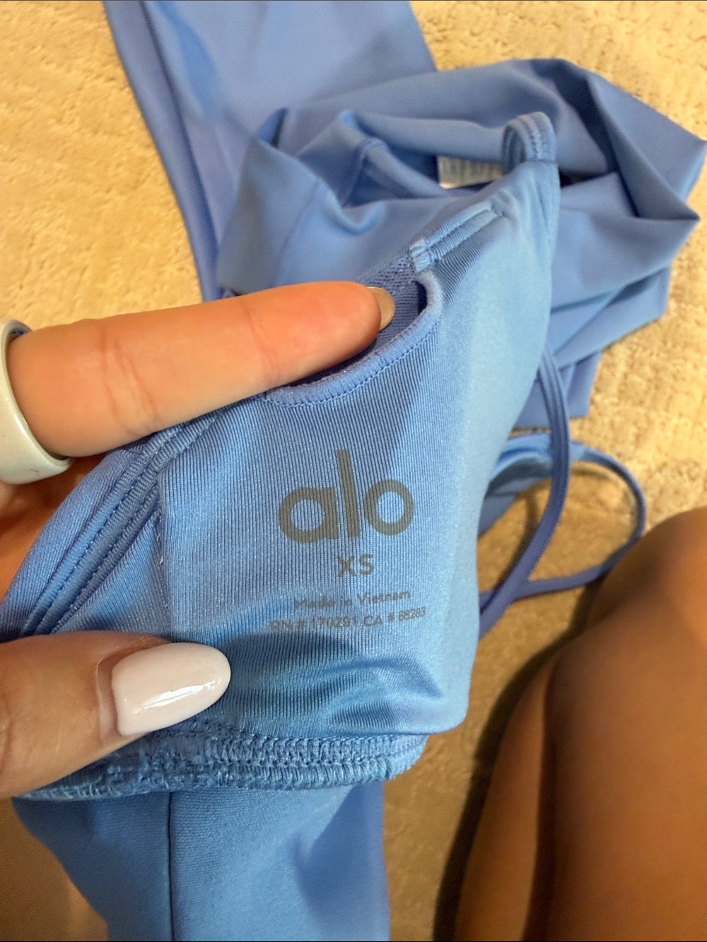 Alo yoga blue set - Picture 3 of 3